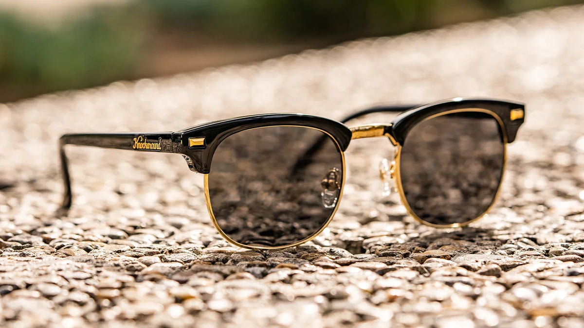 Glossy Black & Gold Brooklines Rx