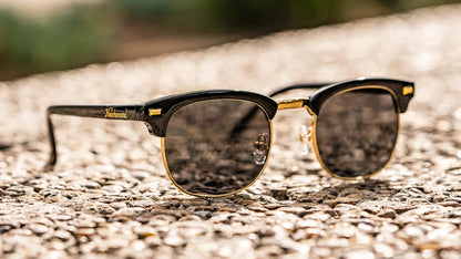 Glossy Black & Gold Brooklines Rx